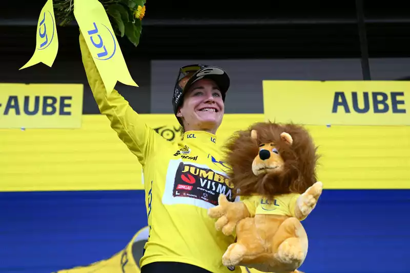 Vos, how long can you keep yellow in the Tour de France Femmes?