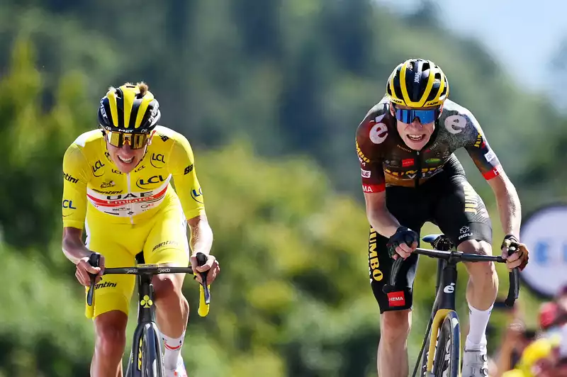 Vingegaard to take on Pogacar in the Tour de France mountain race in the Alpe d'Huez.