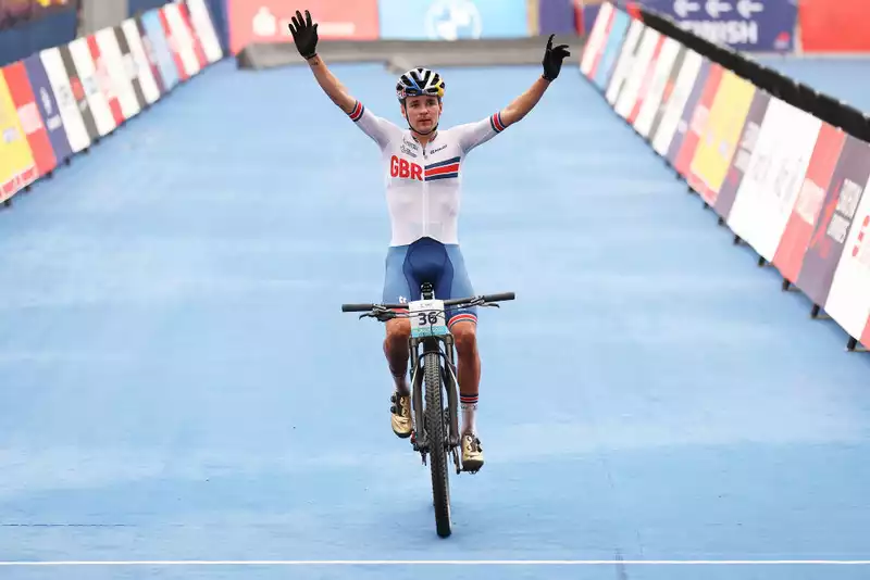 Tom Pidcock wins gold in mountain biking at the European Championships.