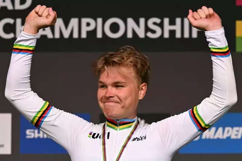 Tobias Foss, World Time Trial Winner, "Unreal and Amazing