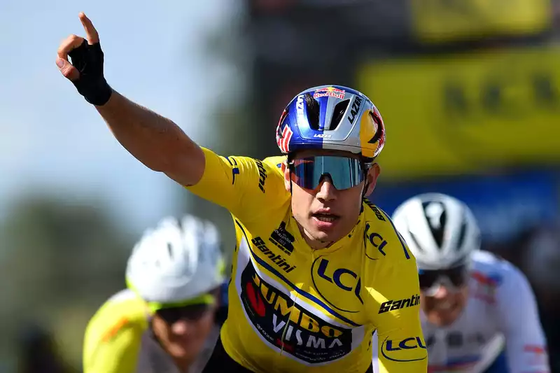 Wout van Art extends contract with Jumbo Visma until the end of 2026.