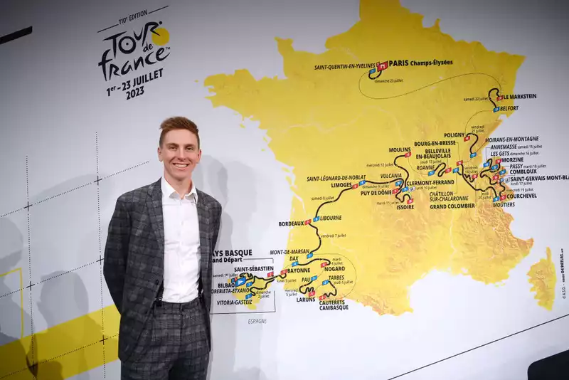 Pogacar drums up Tour de France 2023 route