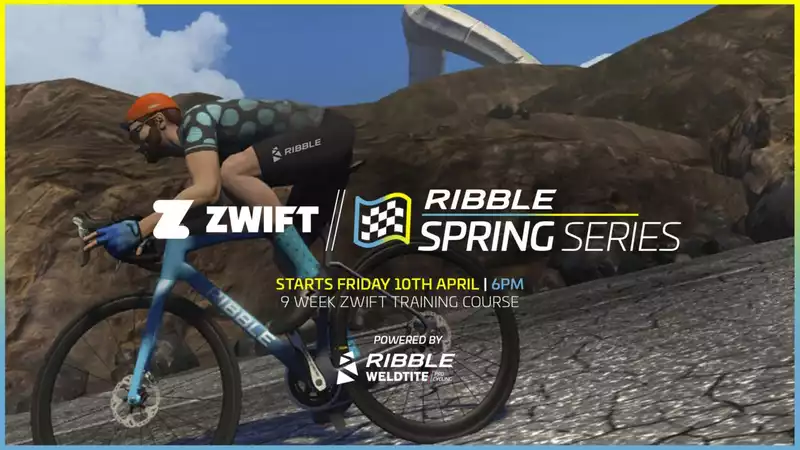 Run the 9-week Spring Series with Ribble on Zwift!