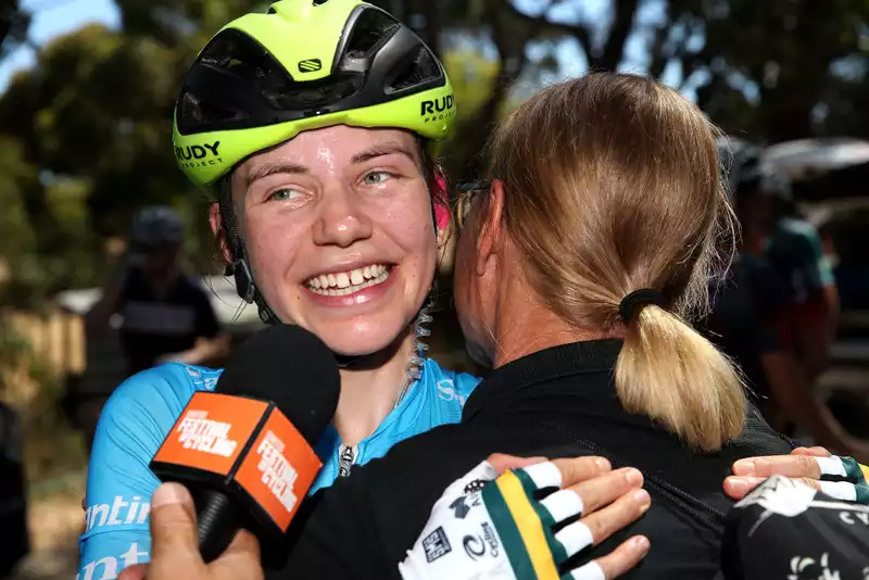 First Queen of Willunga Hill at Santos Festival of Cycling