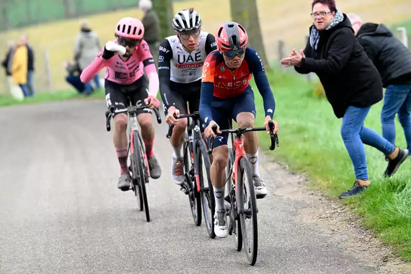 Pidcock grabs podium in Amstel Gold Race, but "probably struggled with the distance