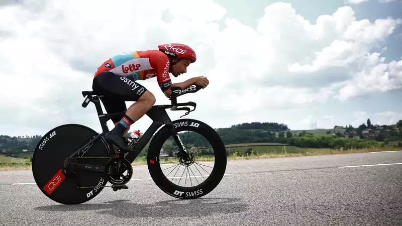 Ridley's New Time Trial Bike Spotted at Dauphiné TT