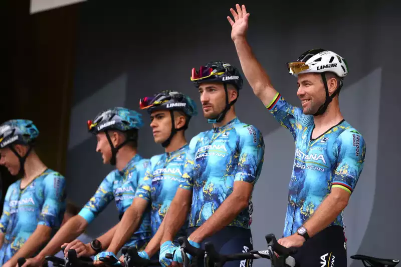 Astana Kazakstan Supports Mark Cavendish in 2024 Sprint