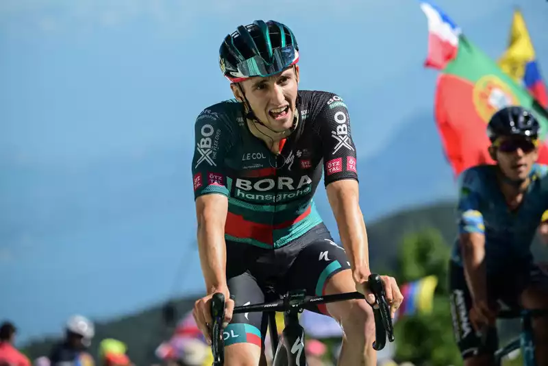 I ran out of gas" - Hindley holds on to third place in the Tour de France at the Grand Colombier