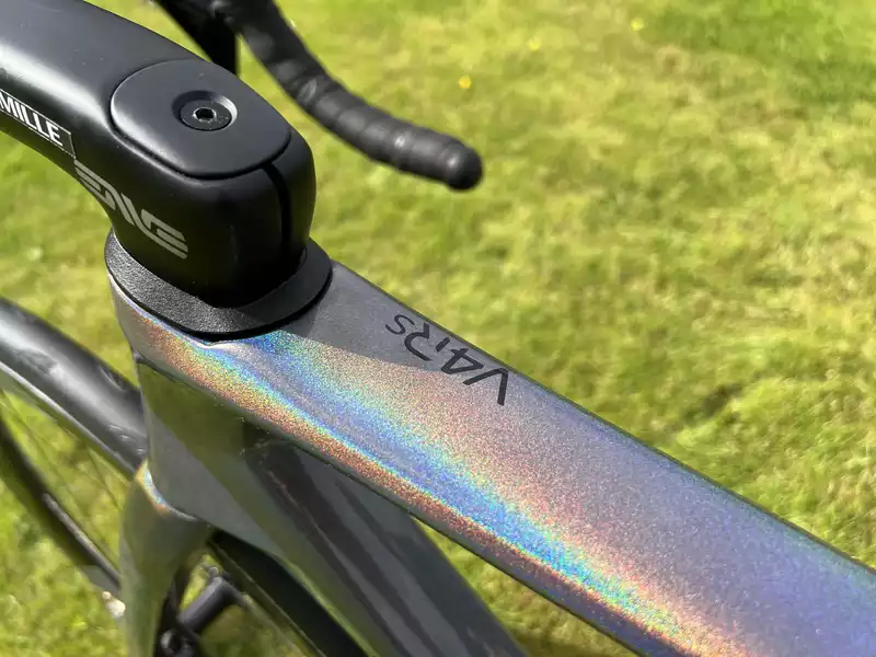 Tadei Pogacar Rides Special Iridescent Colnago at World Championships