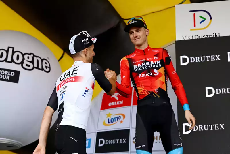 Mohoric misses out on his second stage win in the Tour de Pollogne.