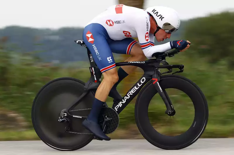 Hayter "very happy" to finish in the top 10 in time trial in his World Championship debut.