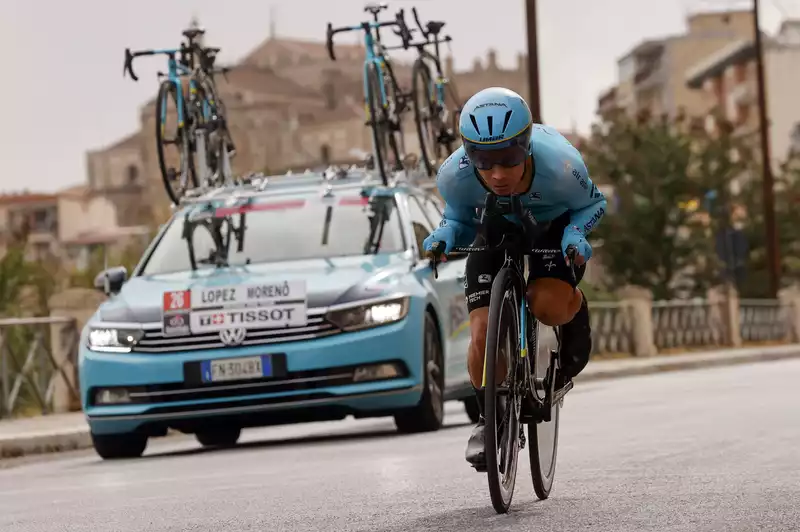 No Fractures for Miguel Angel Lopez After Crash in Giro d'Italia Time Trial