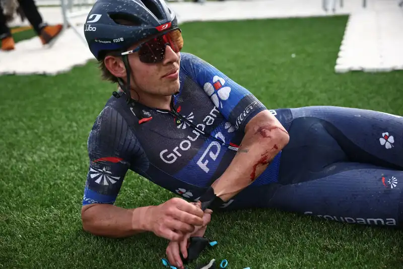 My head got big and I made a mistake" - Pitti regrets Paris-Roubaix crash