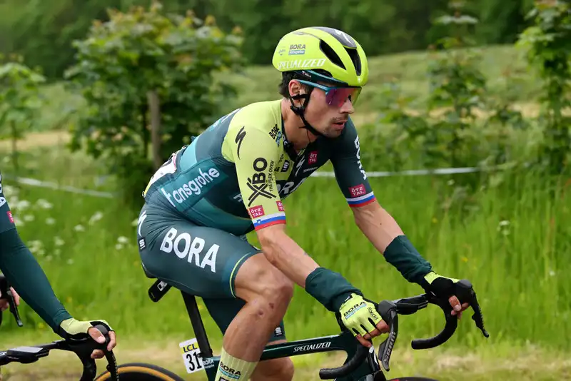 Primoz Roglic shows the ambition of his Critérium du Dauphiné despite his long absence from the race