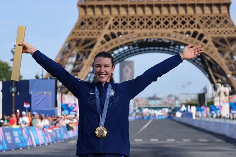 I can relax after the Tour de France Femme" - Kristen Faulkner, the Olympic title is still sinking in.