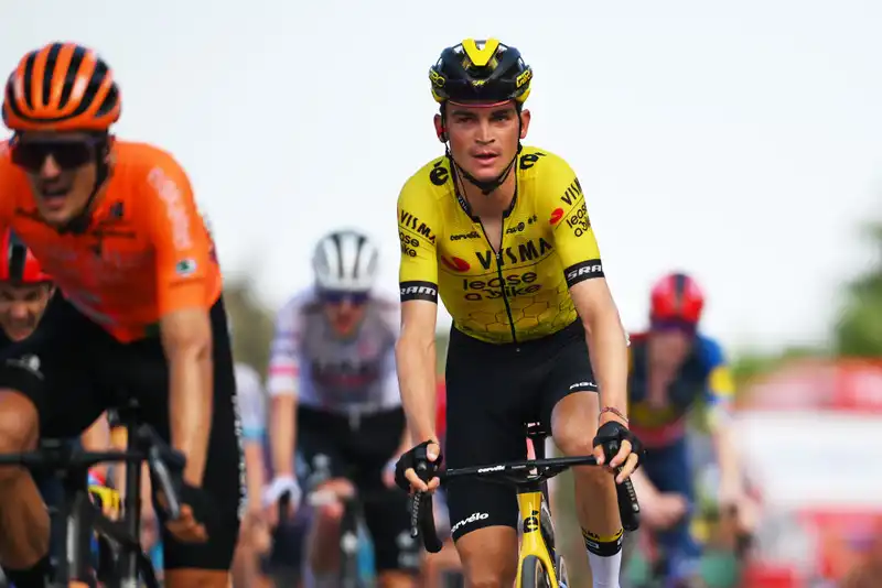 Sepp Kuss Wout Van Aert's Vuelta a España stage 7 win “feels like a victory for me