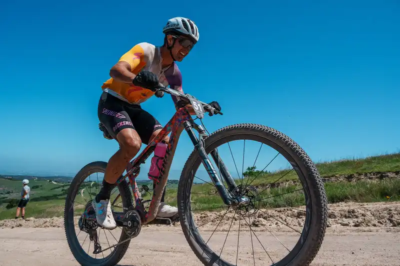 Howard Grotz, accident at Breck Epic, serious injury, 1 mile to finish line.