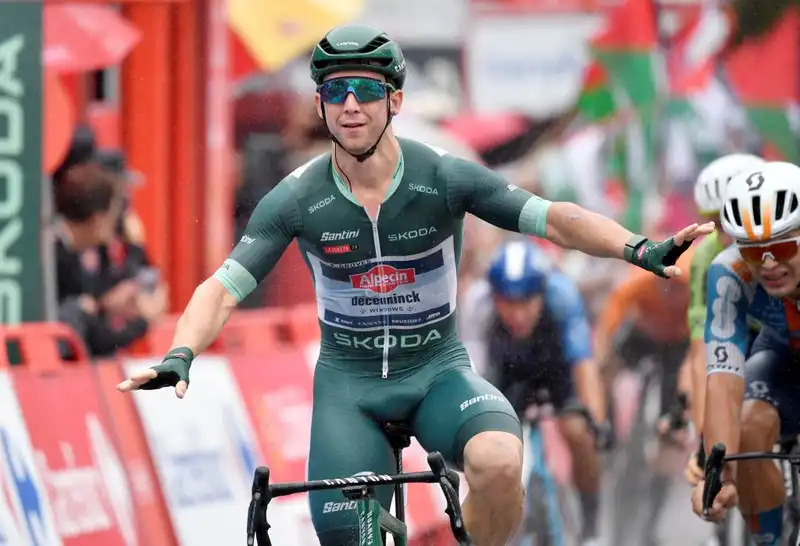 Caden Groves won his third stage at the Vuelta a España.