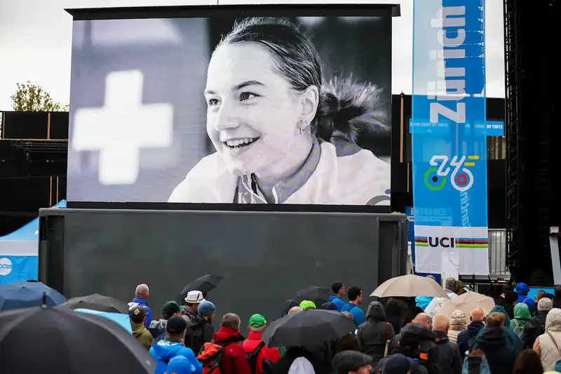 UCI World Championships in mourning following the death of Muriel Führer, although the race continued